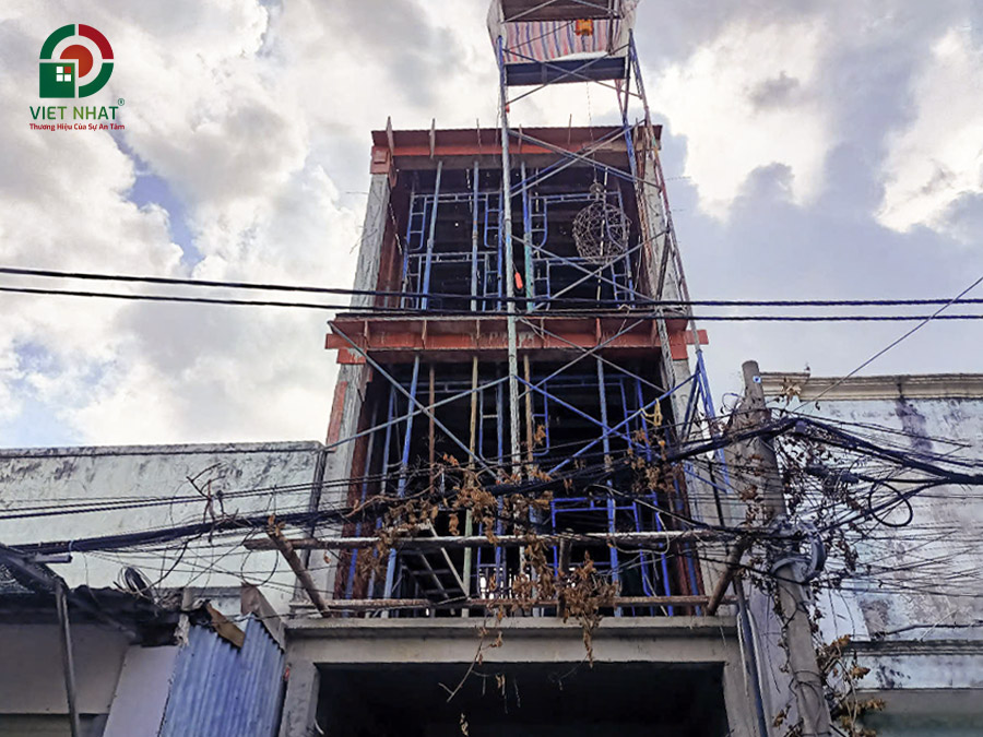Hình ảnh tiến độ thi công xây dựng phần thô tầng 3