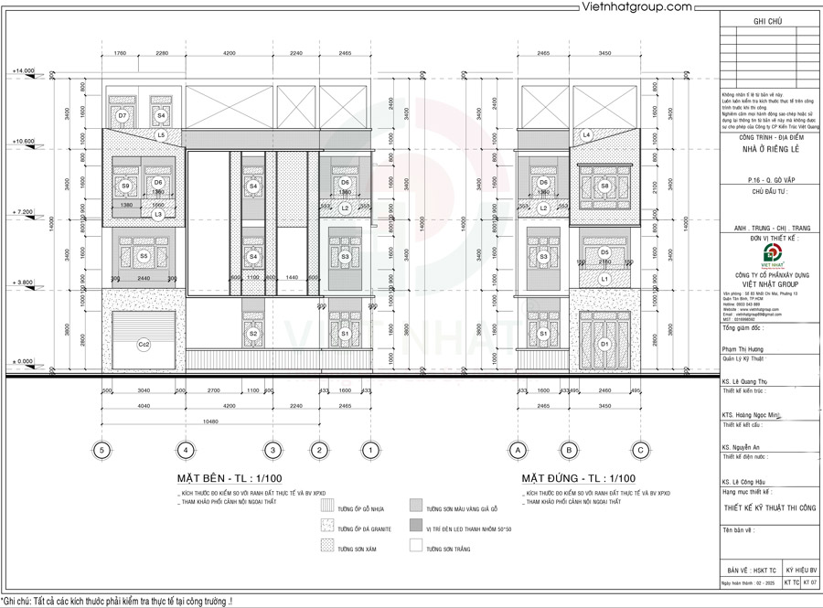 Lưu ý về chiều cao và diện tích tầng khi xây dựng