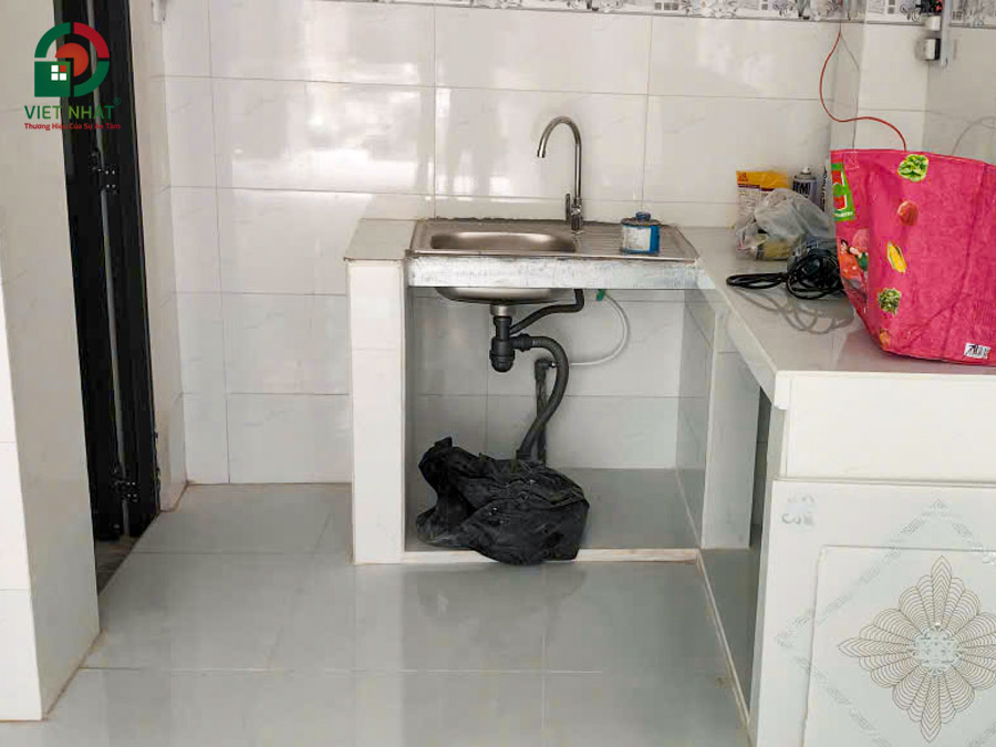 Hình ảnh bàn giao bếp rửa