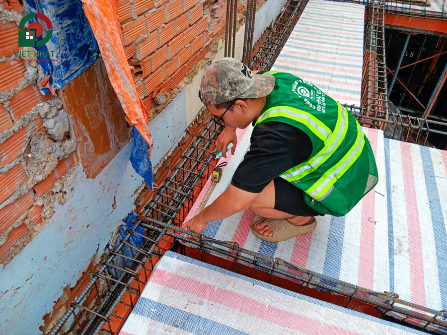 Hình ảnh thi công đà kiềng sàn lầu 1