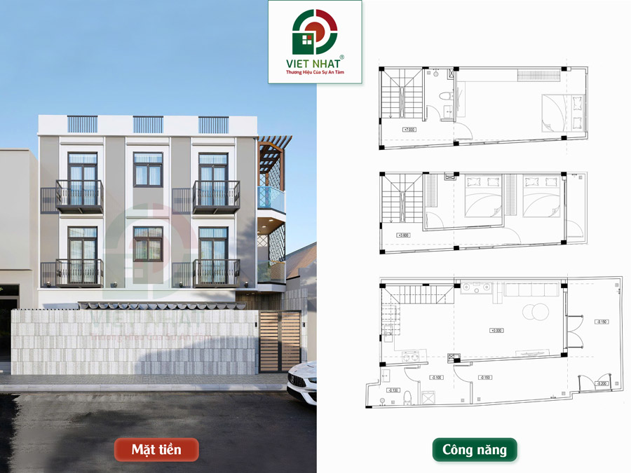 Xây Nhà Lô Góc – Nhà 3 Tầng 4x12m ở Phường Hạnh Thông