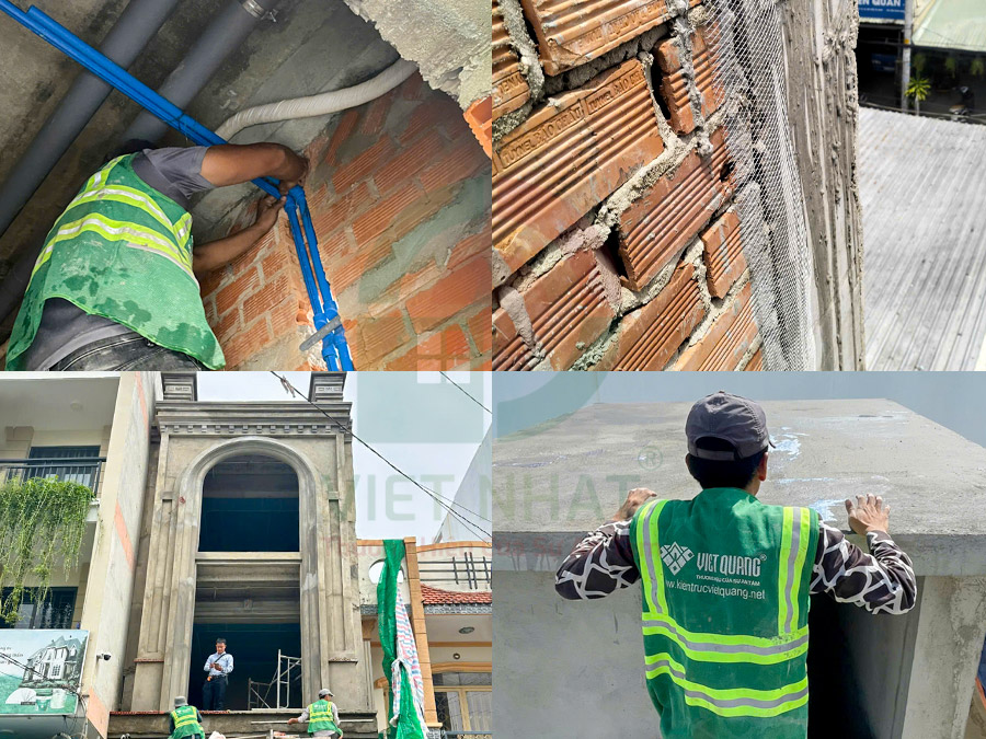 Hình ảnh thi công xây nhà phần thô