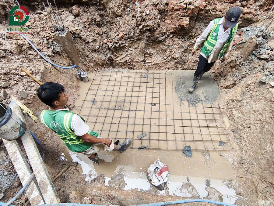Gia cố móng bằng phương pháp đầm chặt và thay đất yếu