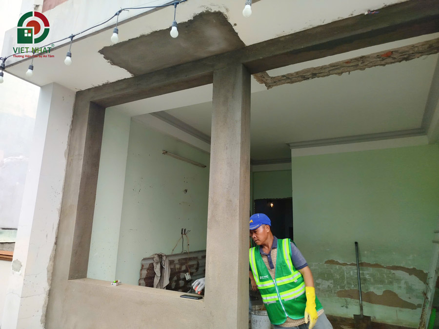 Hình ảnh thi công tô trát tường