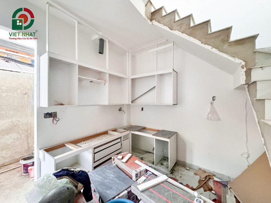 Hình ảnh thi công lắp đặt nội thất