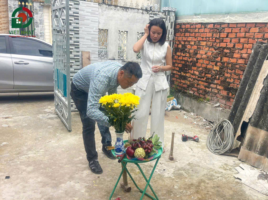 Việt Nhật Group cúng khởi công xây dựng nhà Chị Ly ở tỉnh Tây Ninh