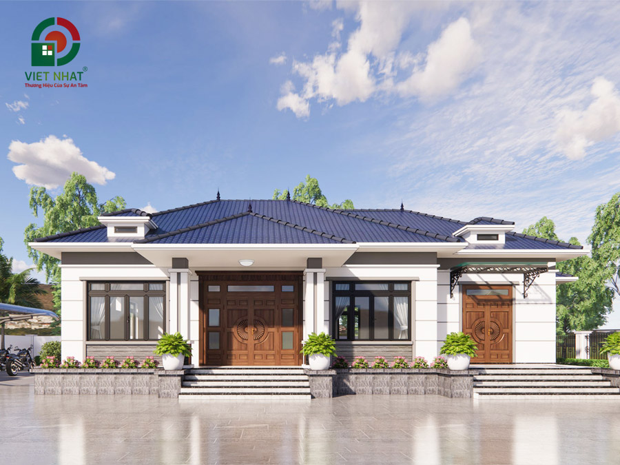 Mẫu nhà cấp 4 mái Thái