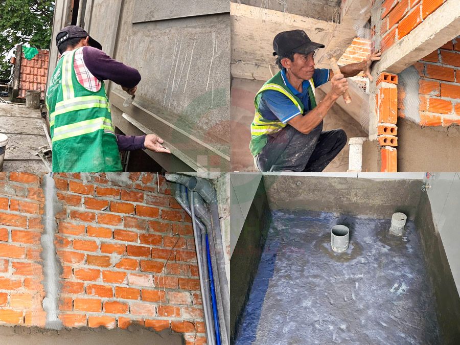 Quy trình thi công xây thô khác