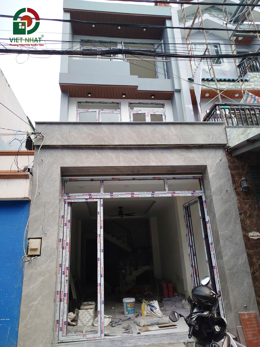Thi công hoàn thiện nhà 3 tầng