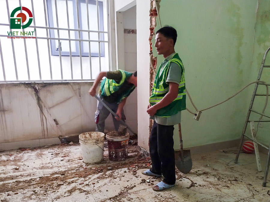 Hình ảnh thi công vận chuyển xà bần