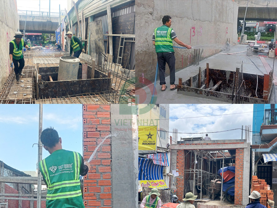 Hình ảnh thi công tầng trệt