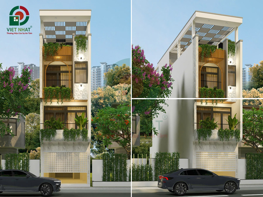 Xây Nhà Anh Hùng Thiết Kế Thi Công Trọn Gói Nhà 4 Tầng
