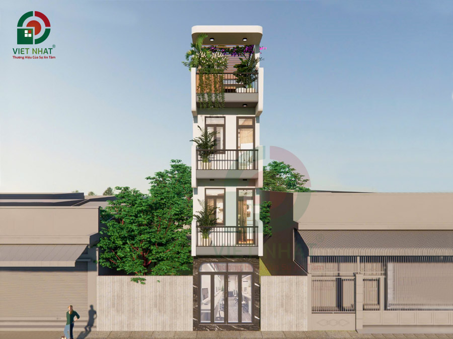 Xây Nhà Ở Kết Hợp Kinh Doanh - Nhà Phố 4 Tầng 5x20m