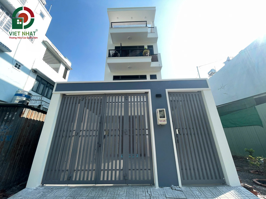 Hình ảnh bàn giao nhà trọ 4 tầng