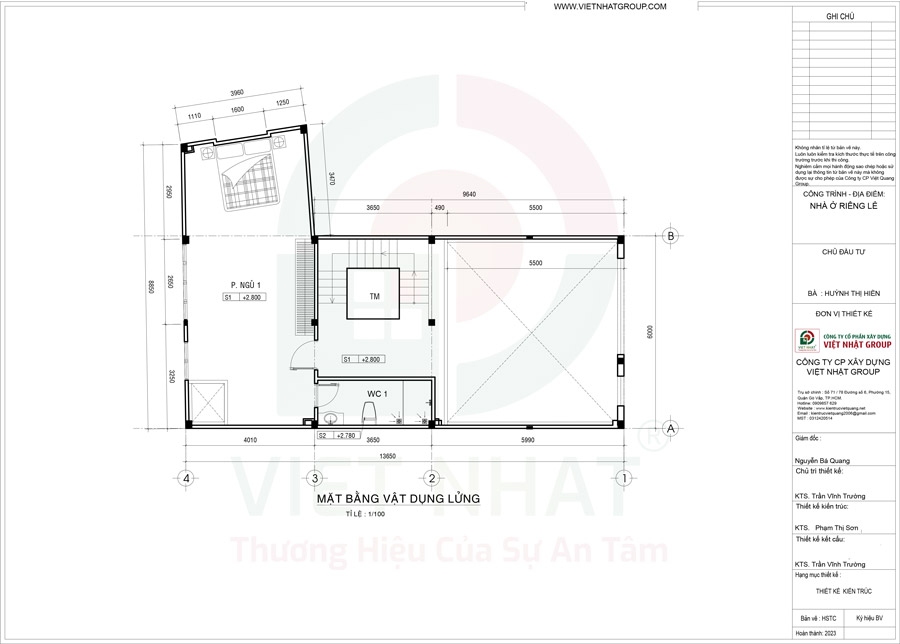 Mẫu Nhà 5 Phòng Ngủ - Nhà Phố Hiện Đại 4 Tầng 6x14m