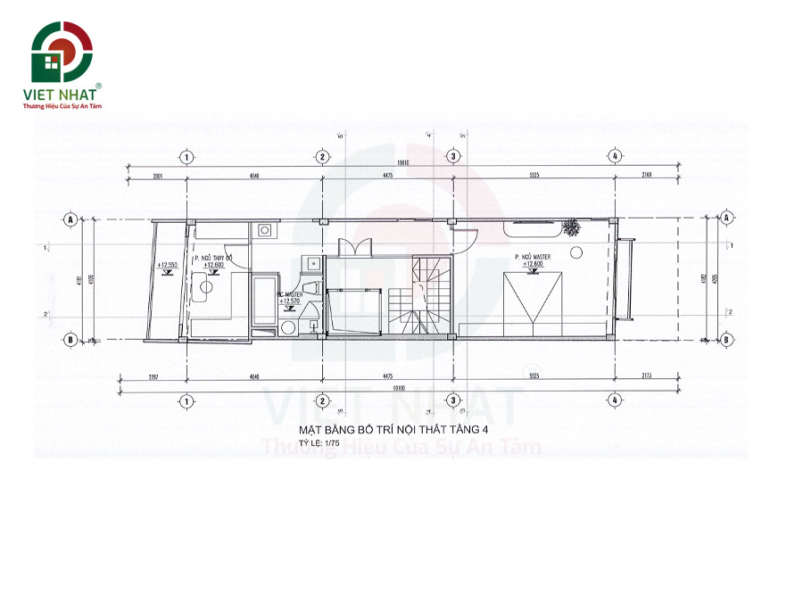 Bản vẽ thiết kế mặt bằng công năng tầng lửng