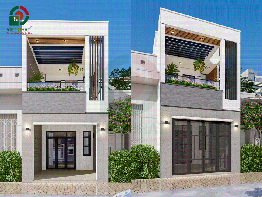 Mẫu Nhà 2 Tầng 4x17m – Thiết Kế Hiện Đại, Công Năng Tiện Nghi 