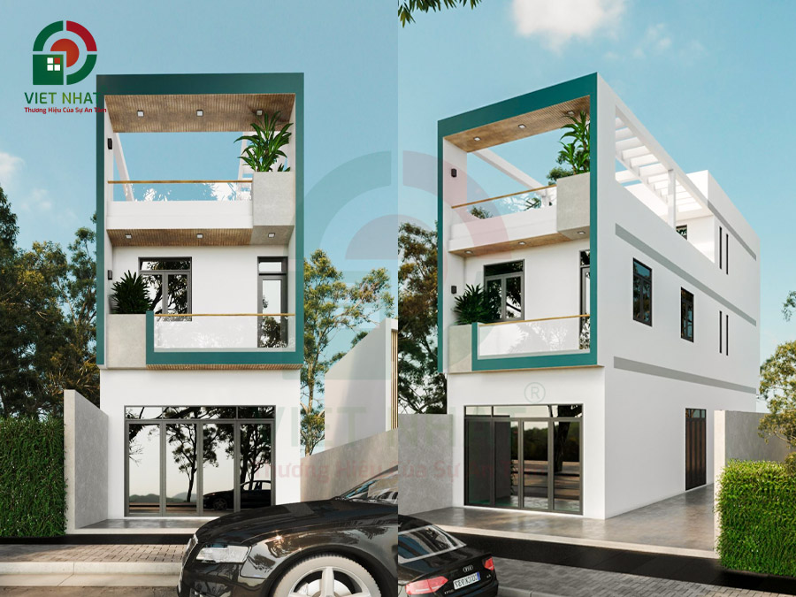 Mẫu Nhà 3 Tầng 5x17m - Giải Pháp Xây Dựng Nhà 2 Mặt Tiền