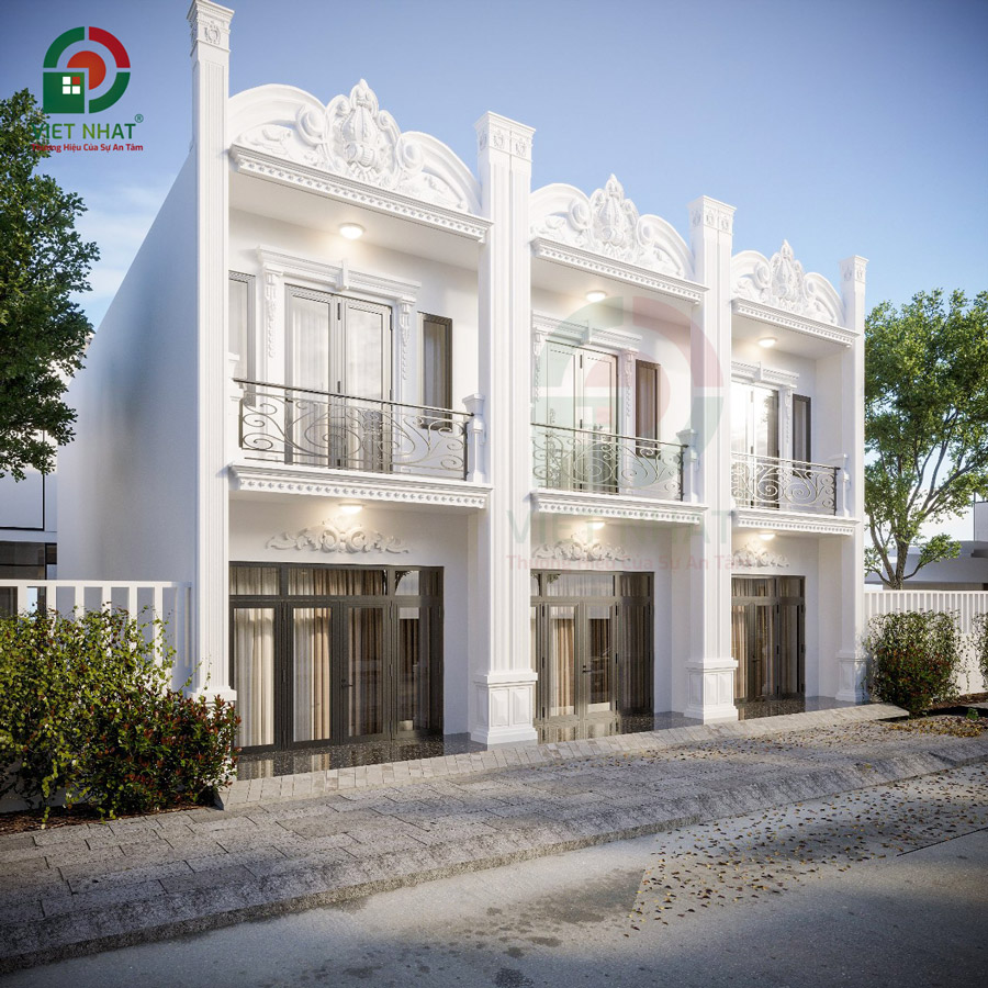 Mẫu Nhà Liền Kề - Nhà 1 Trệt 1 Lầu 4x14m