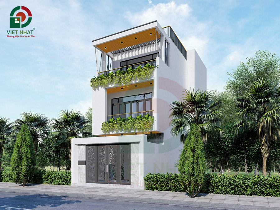 Mẫu Nhà Phố Đẹp 3 Tầng 5x14m - Thiết Kế Thi Công Trọn Gói