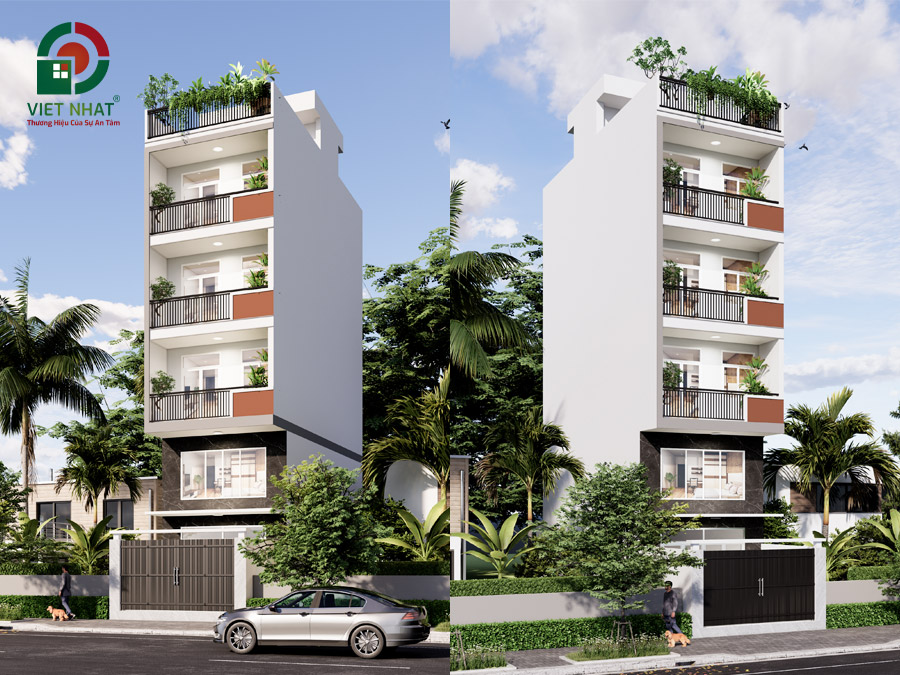 Mẫu Thiết Kế Căn Hộ Coliving Cho Thuê 5 Tầng 5x11m 