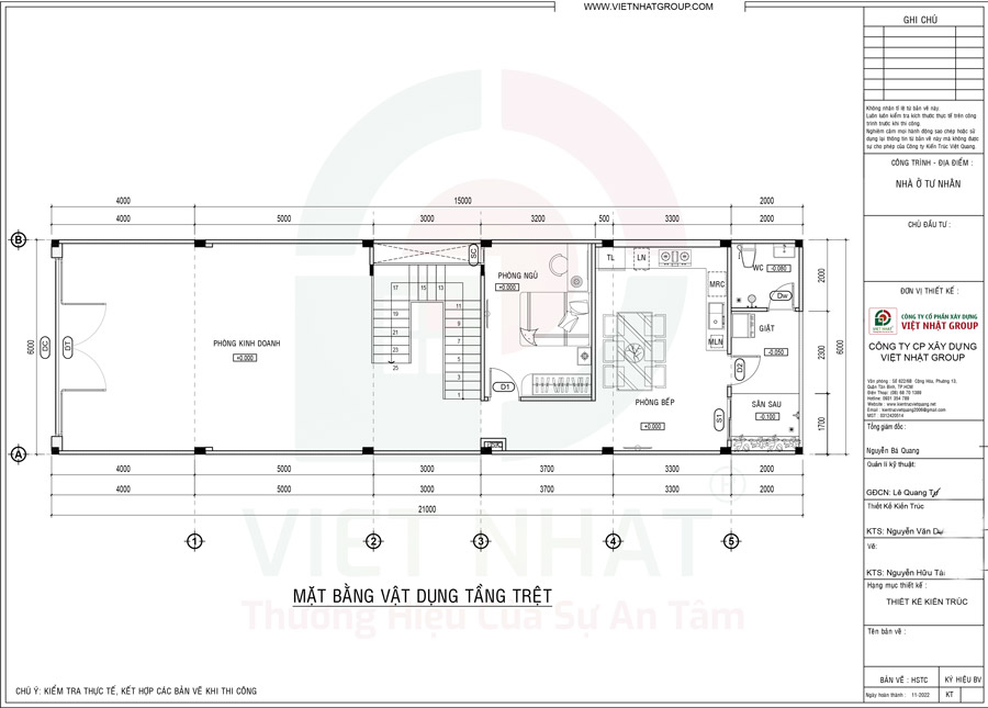 Tầng 1 - Kinh doanh và sinh hoạt cơ bản