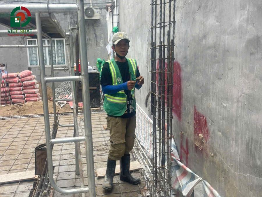 Hình ảnh thi công dầm cột