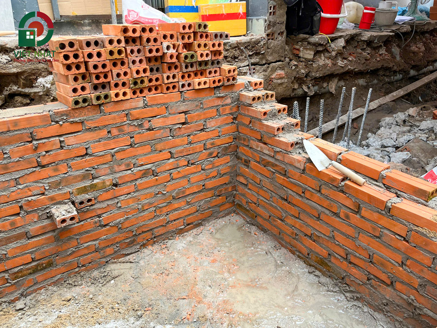 Hình ảnh thi công hầm tự hoại