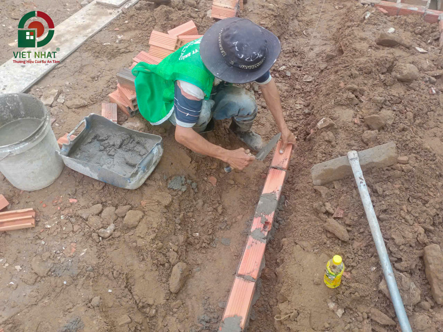 Hình ảnh thi công xây đài móng