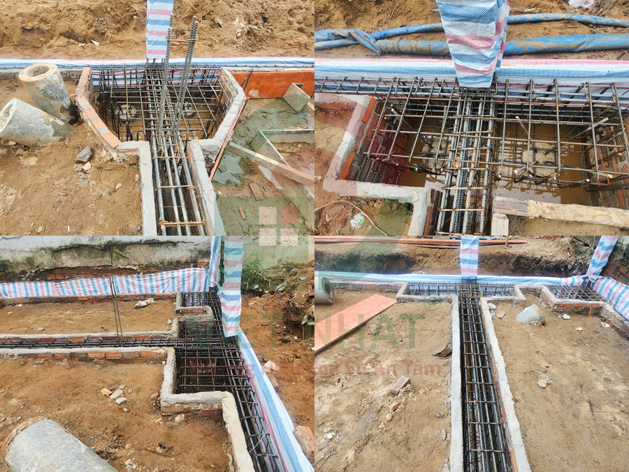 Hình ảnh nghiệm thu sắt thép móng