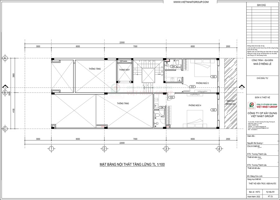 Bản vẽ thiết kế tầng lửng