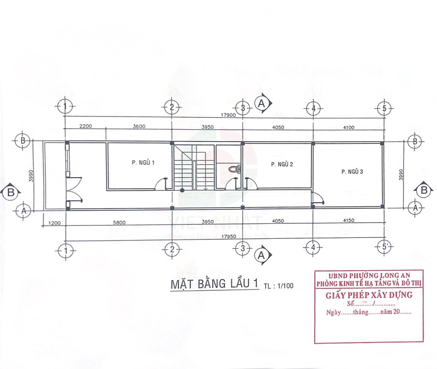 Hình ảnh thiết kế mặt bằng công năng lầu 1
