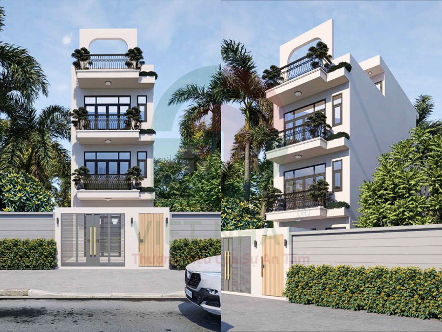 Xây Dựng Nhà Trọ - Thiết Kế Thi Công Nhà 4 Tầng 5x20m - Nhà Chị Thơm 