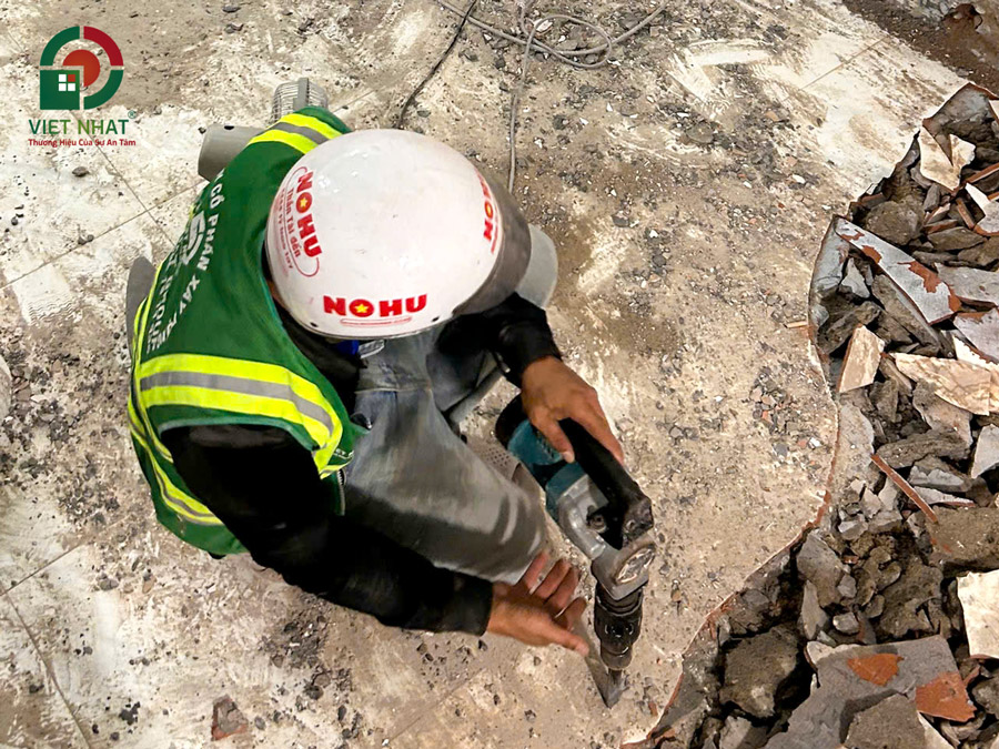 Sửa Nhà Cô Kim - Công Trình Sửa Chữa Nhà 2 Tầng Sân Thượng