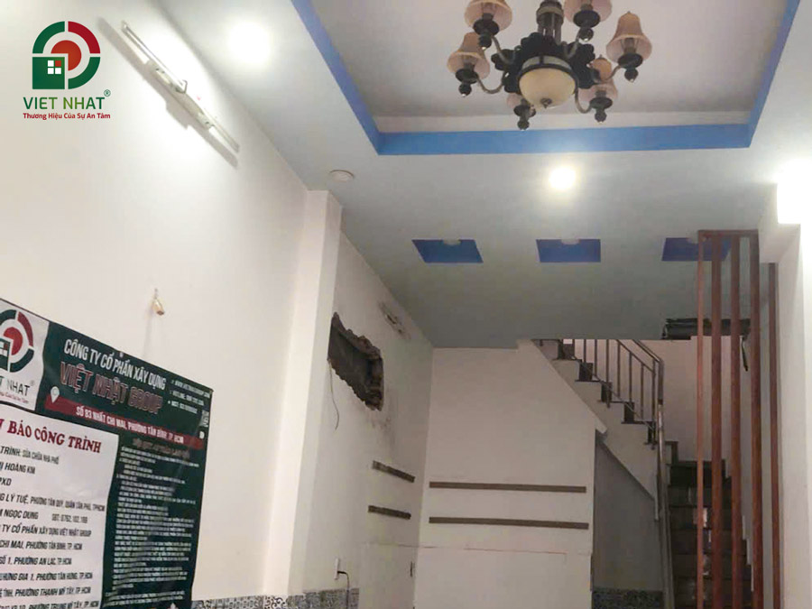 Sửa Nhà Cô Kim - Công Trình Sửa Chữa Nhà 2 Tầng Sân Thượng