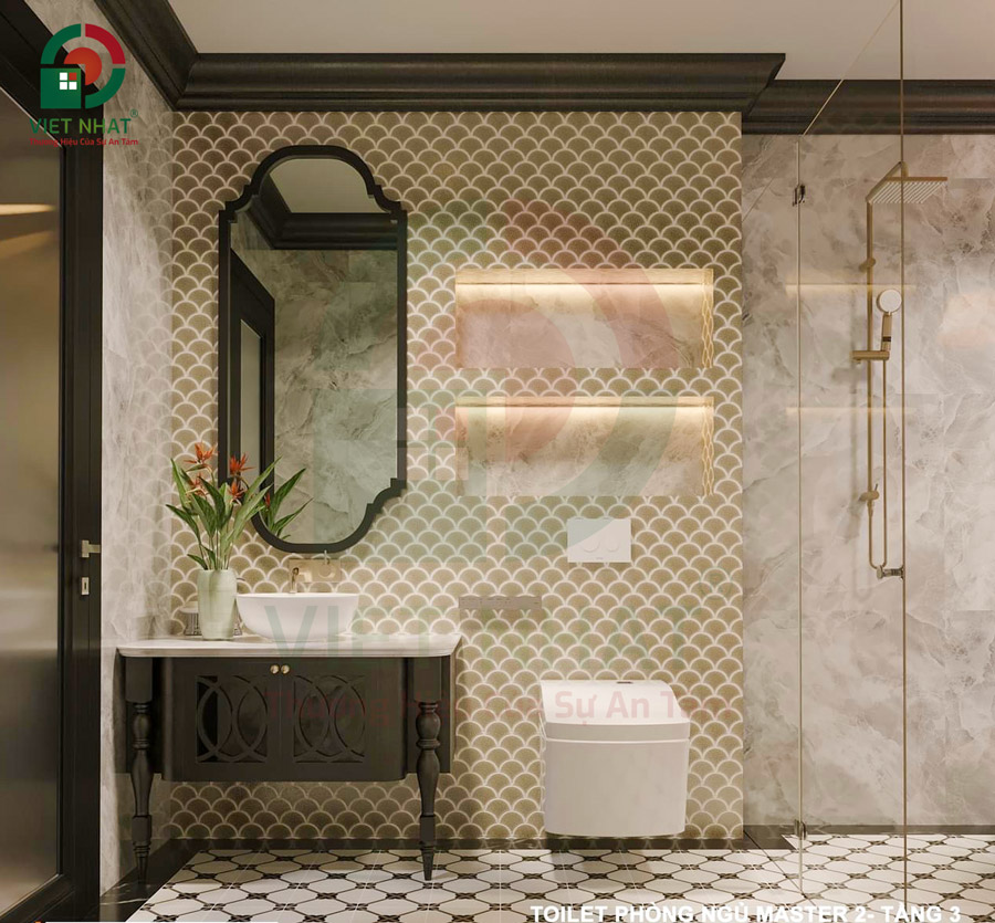 WC phòng ngủ master 2 - Tầng 3