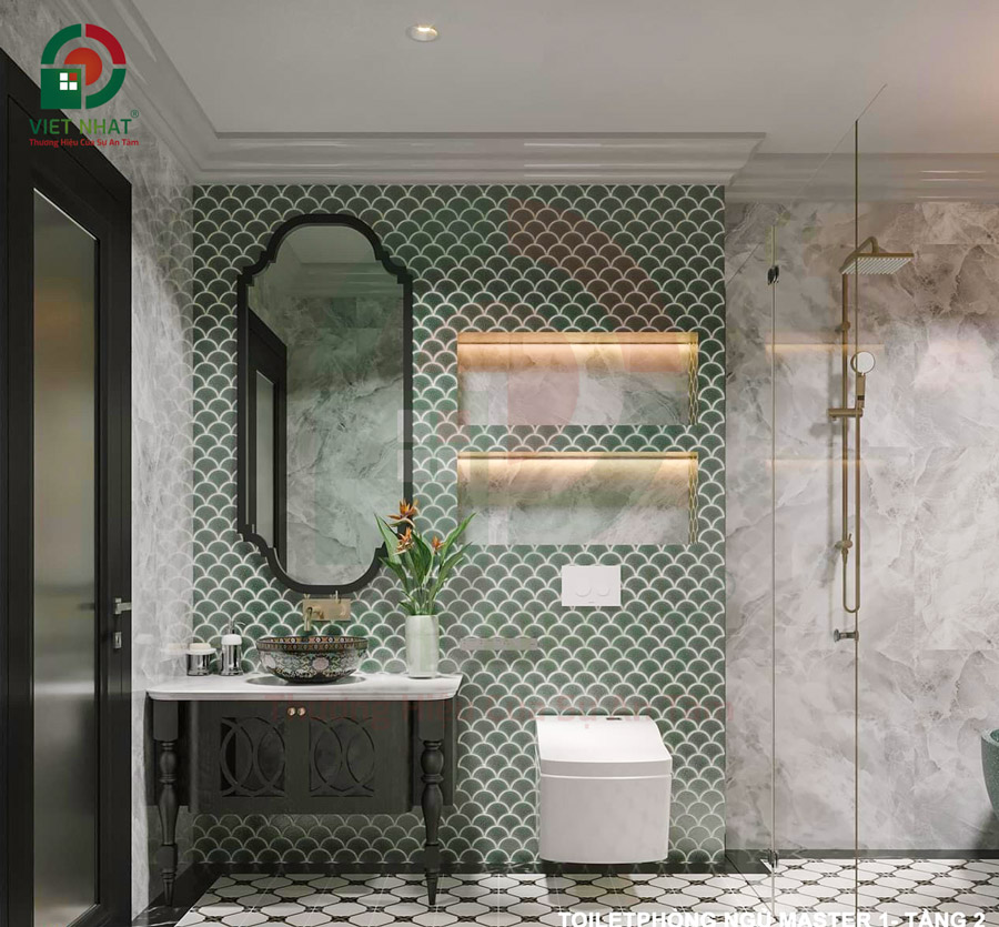 WC phòng ngủ master 1 - Tầng 2