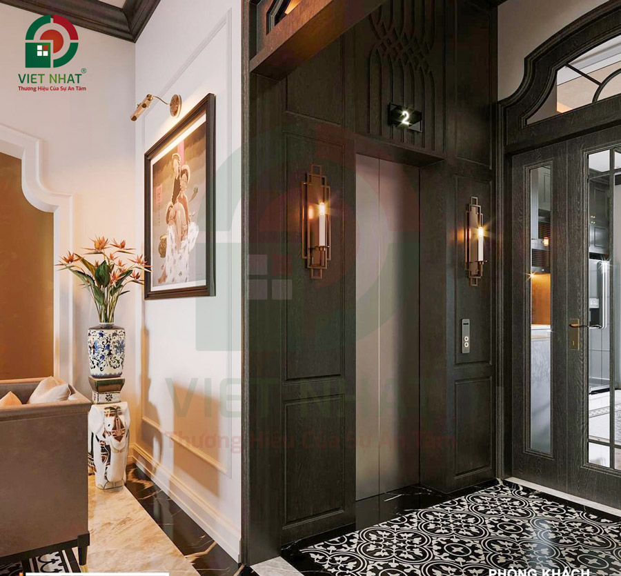 Phòng khách theo phong cách Indochine