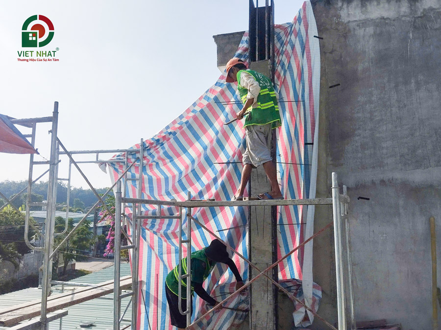 Vị trí cần lắp thép râu