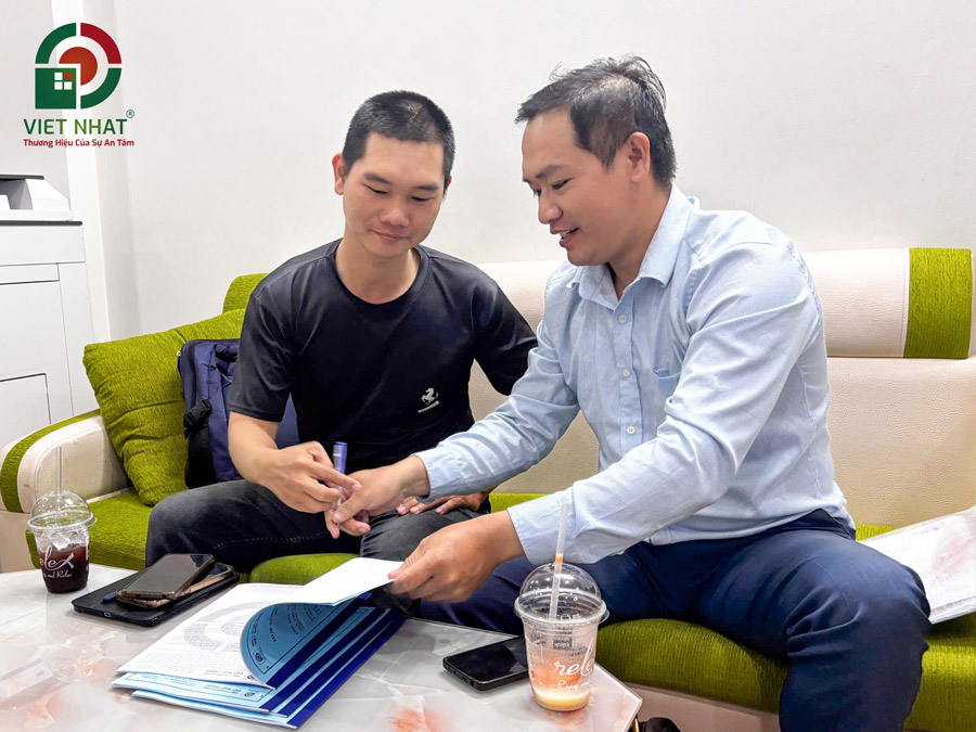 Việt Nhật Group ký hợp đồng sửa nhà trọn gói Anh Bình ở Củ Chi