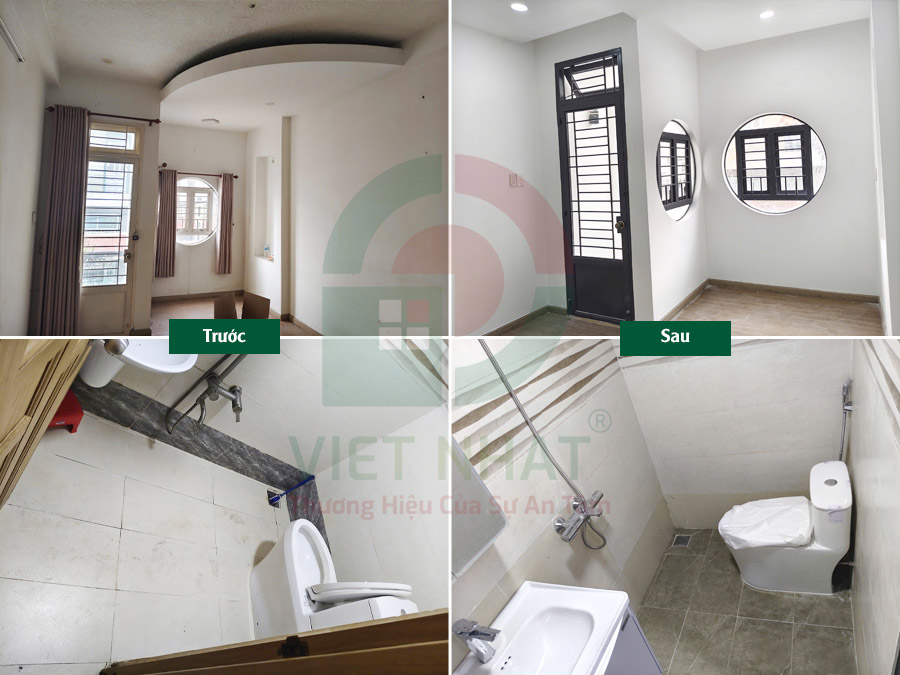 Hình ảnh bàn giao phòng ngủ - WC