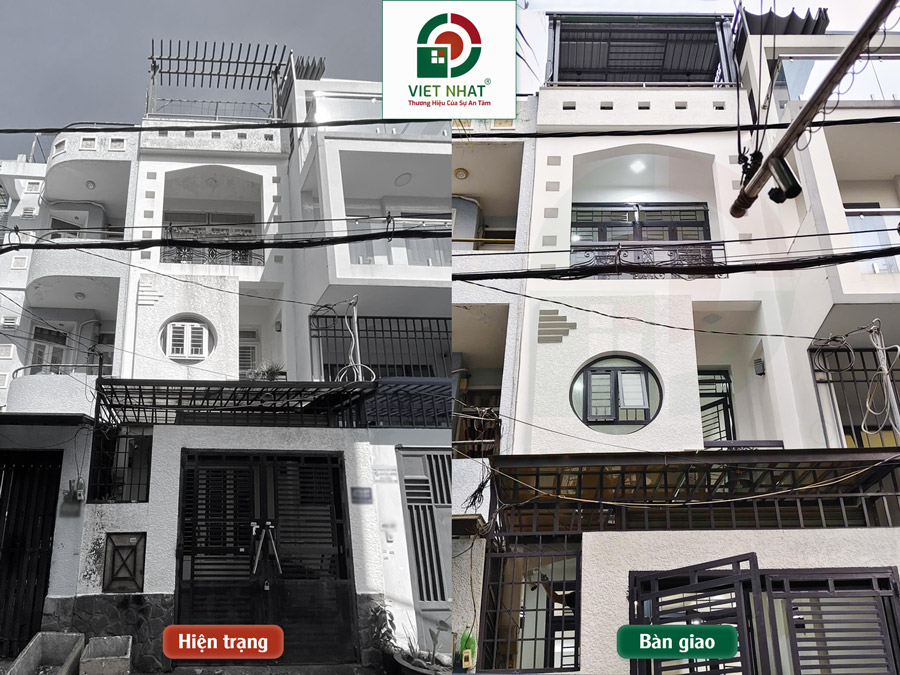 Sửa Nhà Cô Dung – Sửa Nhà Trọn Gói 4 Tầng Phường An Hội Tây 