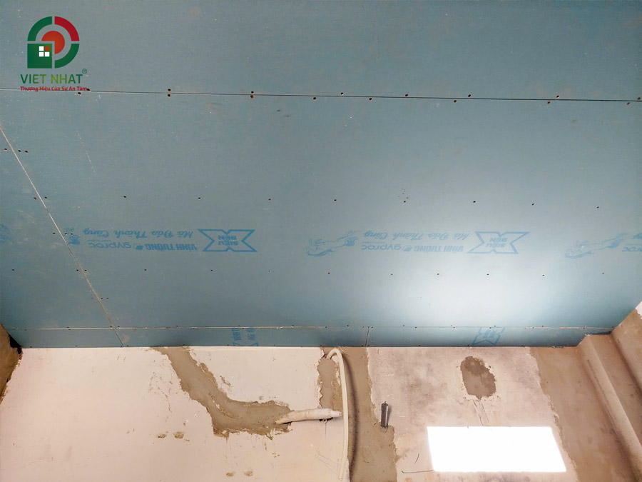 Hình ảnh thi công lắp đặt trần thạch cao