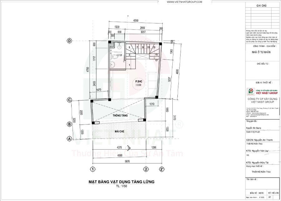 Cách bố trí công năng tầng lửng