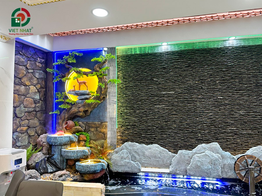 Không gian nhà ở với yếu tố nước