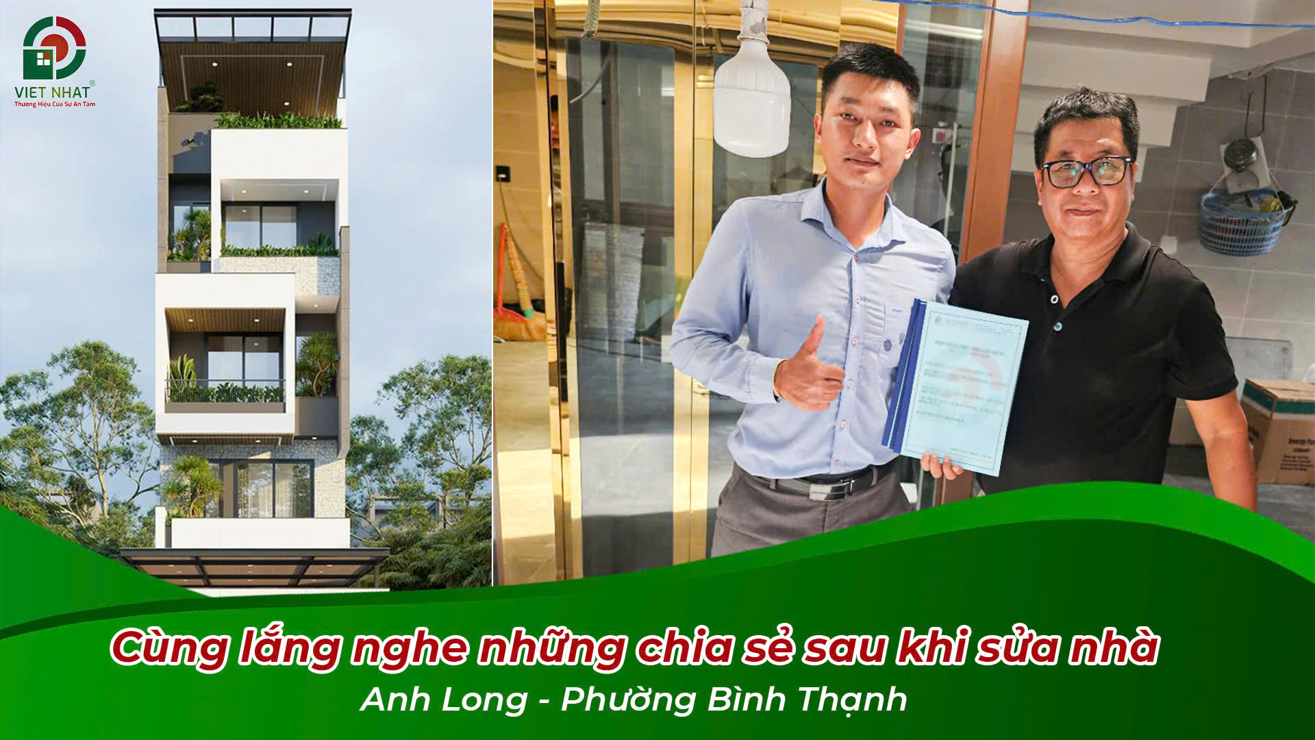 Đánh Giá Của Anh Long Về Công Trình Sửa Chữa Nhà Phố