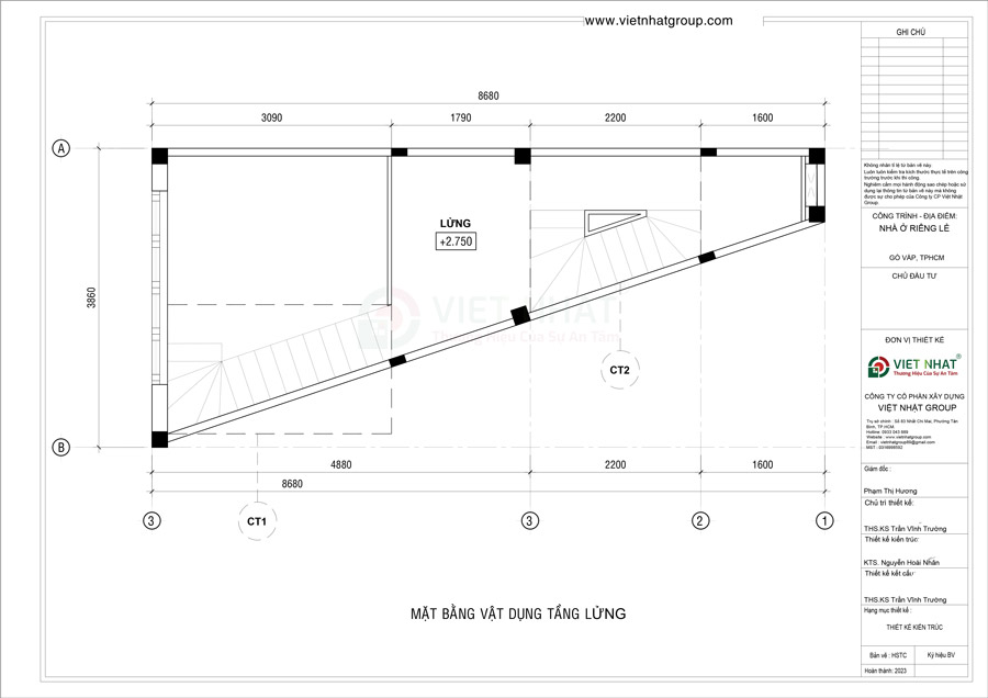 Giải pháp bố trí công năng tầng lửng