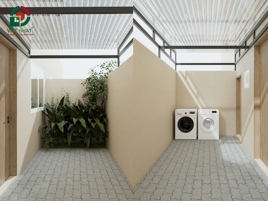 Giải pháp thiết kế và thi công khoảng lùi sân sau