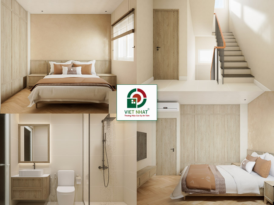 Giải pháp thiết kế và thi công phòng ngủ tầng 2