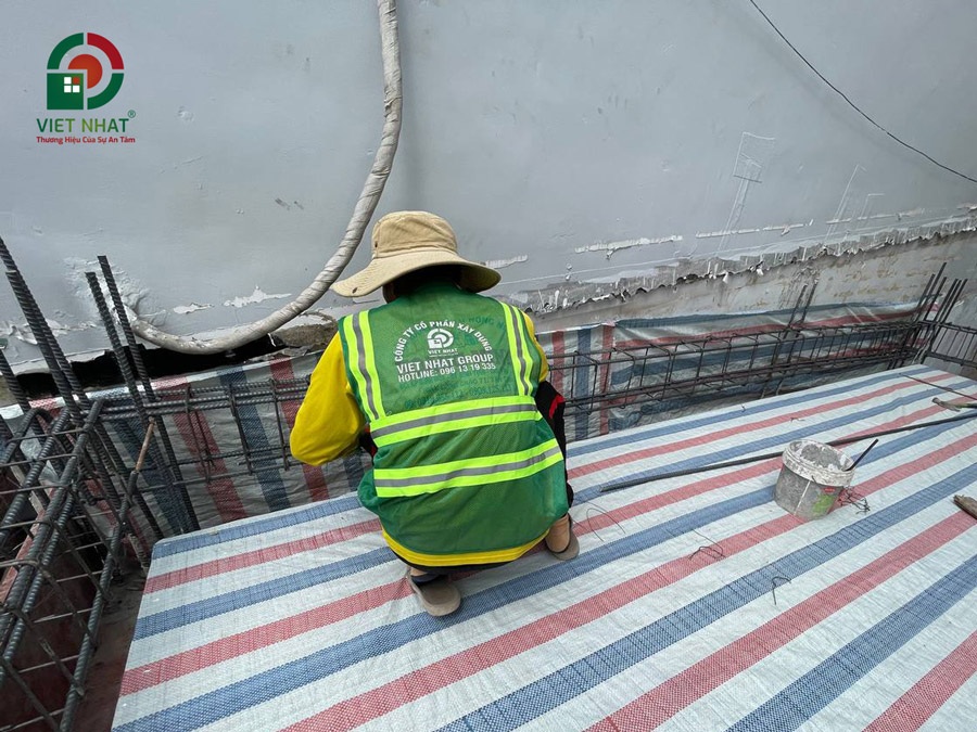 Hình ảnh thi công đà kiềng sàn lầu 1